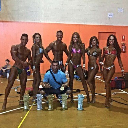Alexis HC con atletas preparados en competición